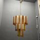 Large Multicolored Murano Glass Tube Chandelier, 1980s