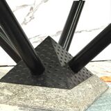 Marble and Metal Coffee Table, 1980s