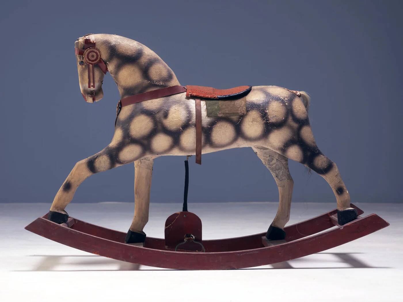Antique rocking horse, Czechoslovakia, 1940s