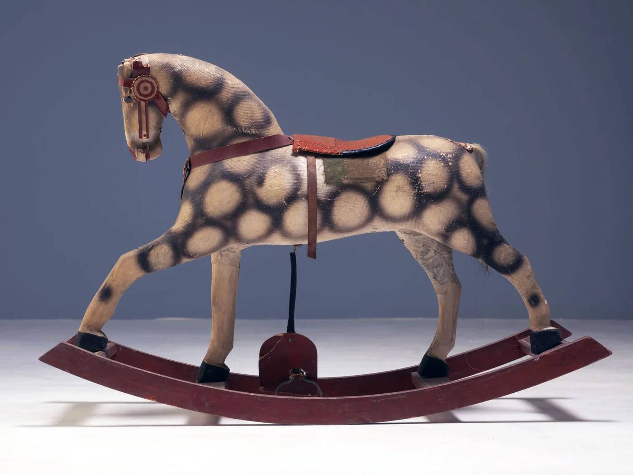 Antique rocking horse, Czechoslovakia, 1940s