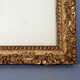 Old frame 33x26 foliage 29x22 cm wood gilded stucco gold leaf +glass SB158