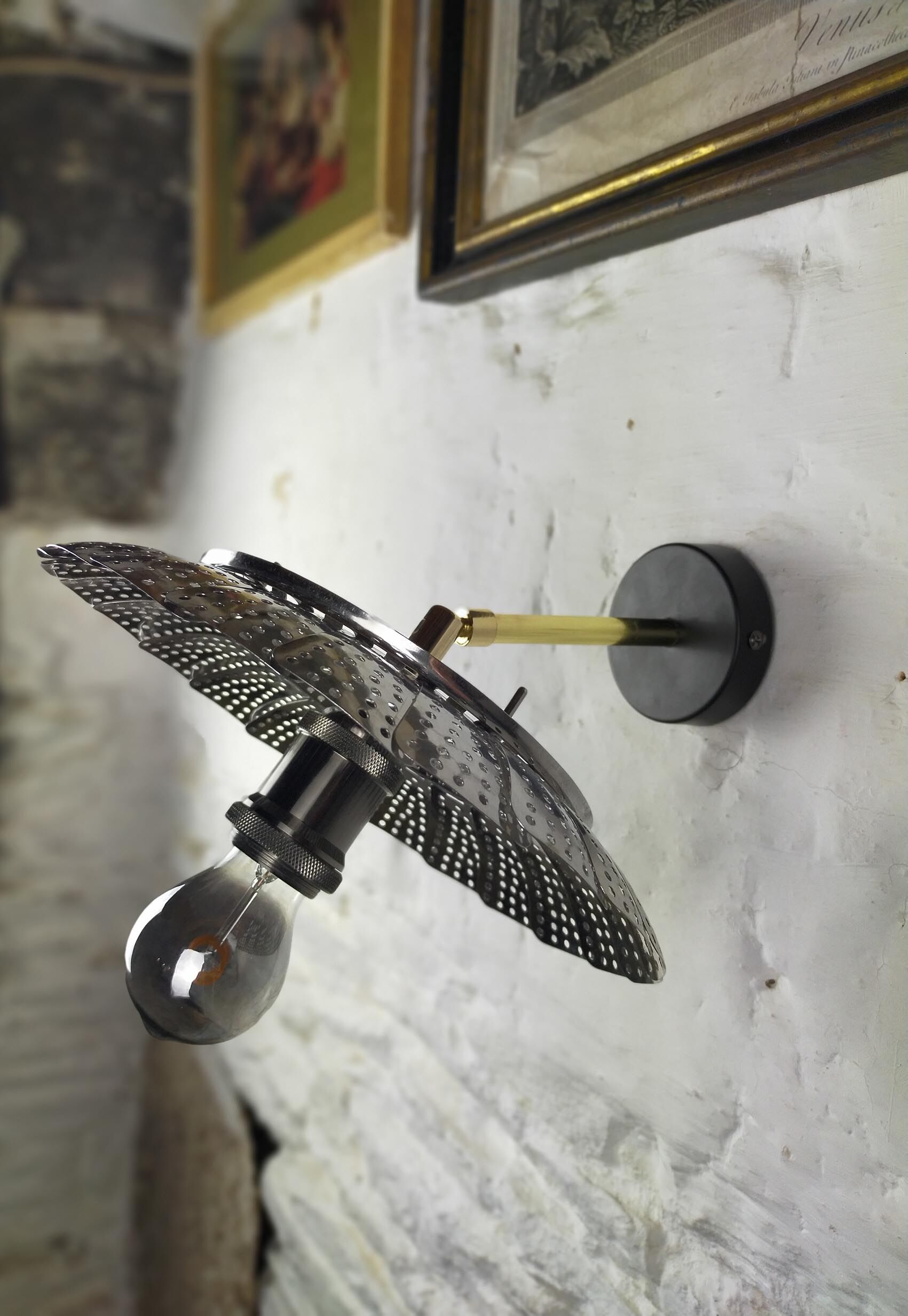 “la papillote” wall lamp by François Marin