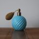 Blue opaline perfume bottle
