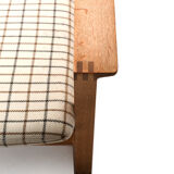 Børge Mogensen Sled Chair Model BM-2254 in Oak