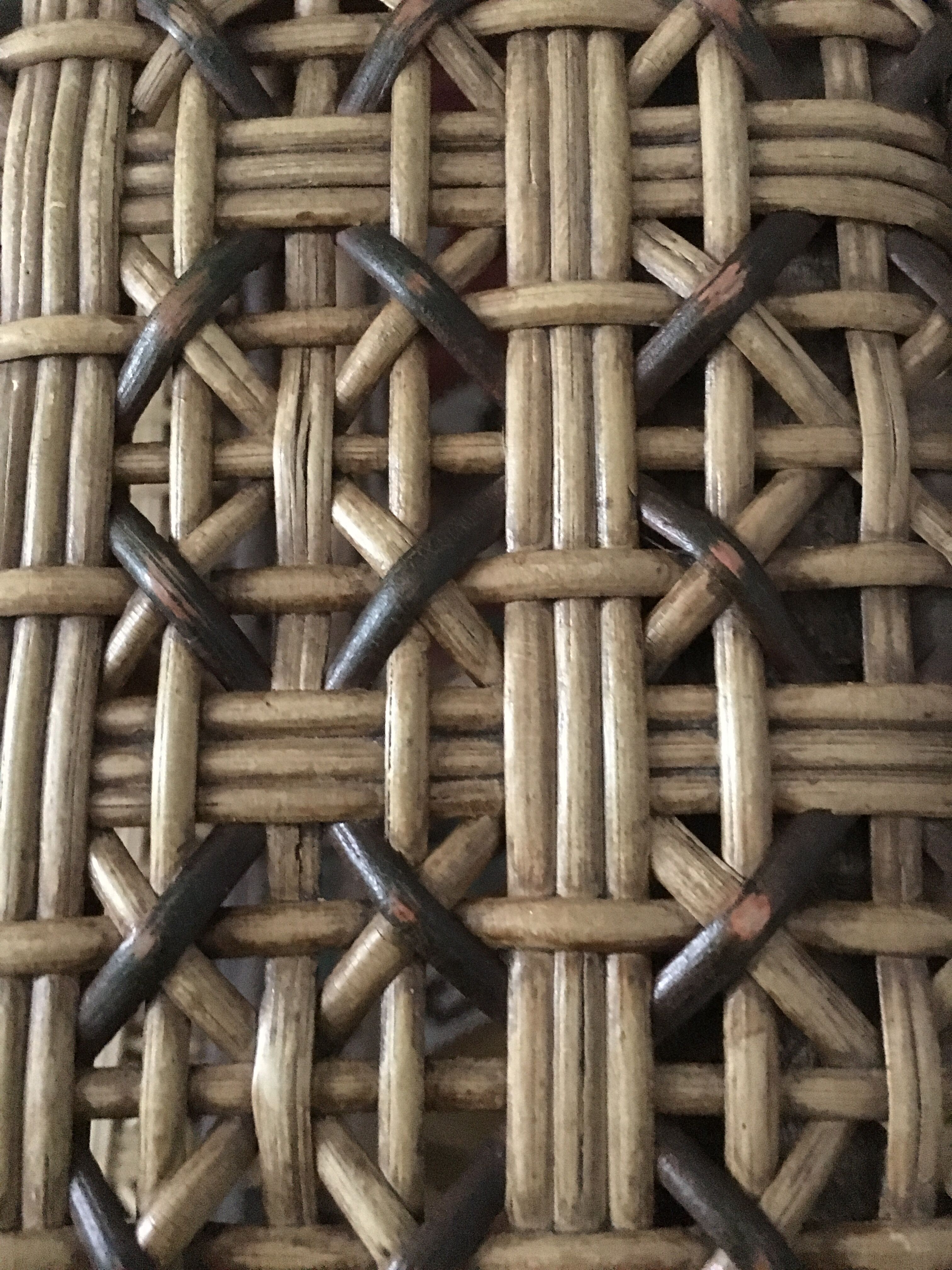 1920/1930 braided rattan Lounge Chair