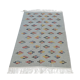 Handmade handmade grey carpet made of pure wool  180x117cm