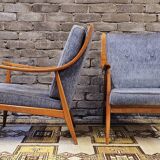 Pair of Scandinavian armchairs, 1960