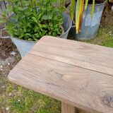 Oak farm bench