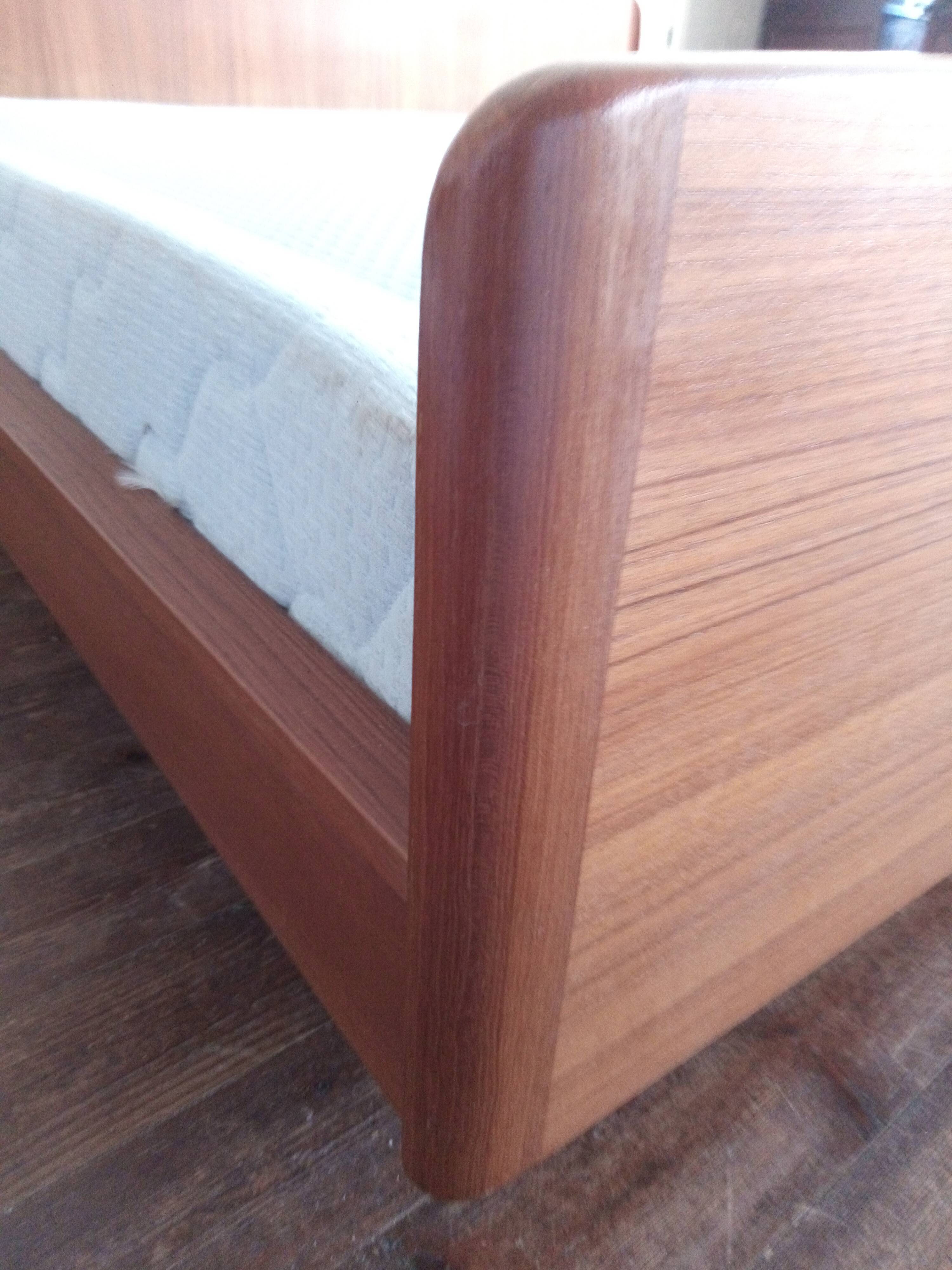 Vintage Scandinavian teak bed 1960