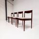 Set of 4 Mid Century Danish design chairs, 1960s