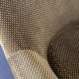 Pair of Vintage Green Velvet Swivel Chairs