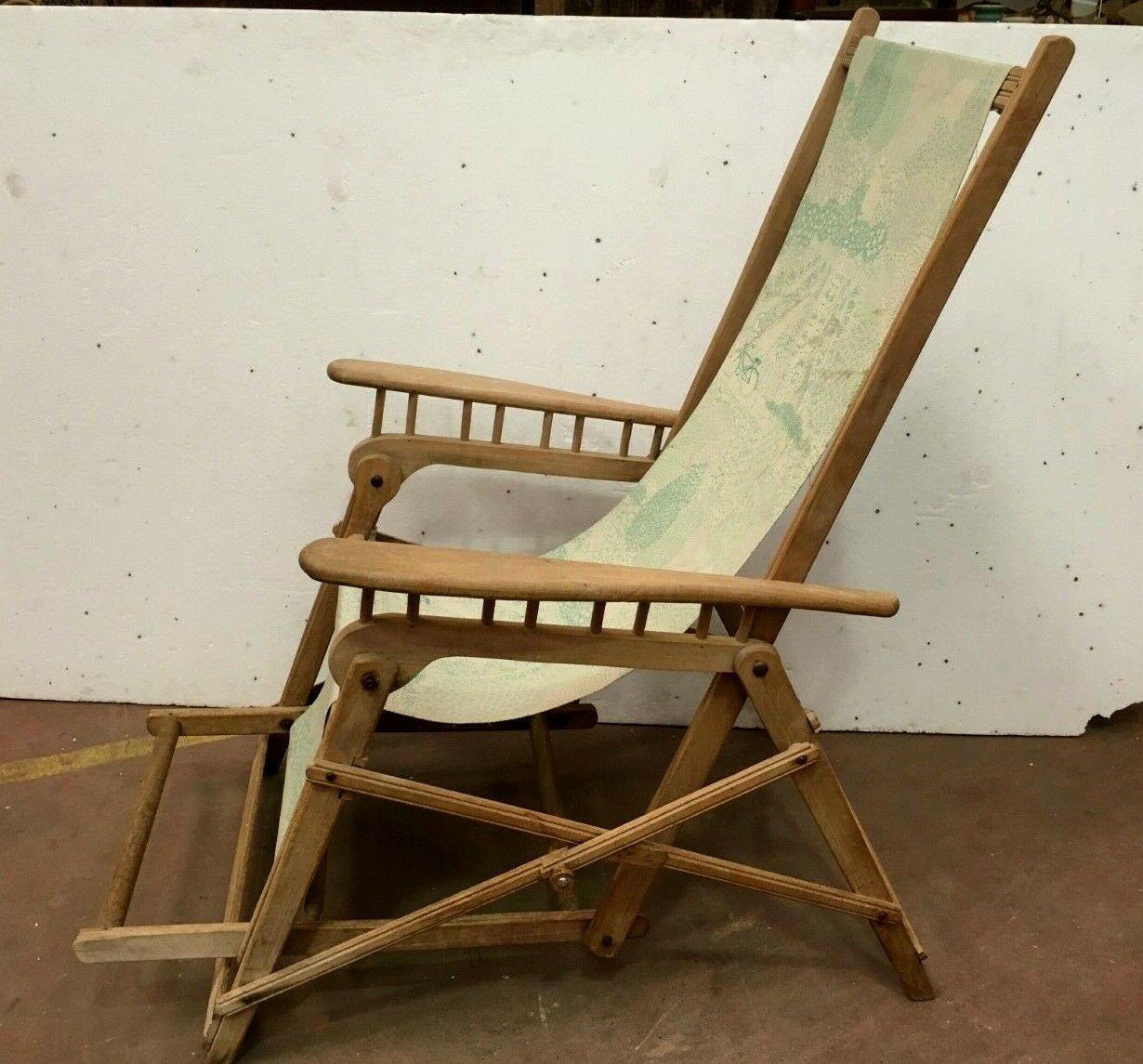 Massive beech maritime transat Chair a 20th century joint