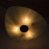 Mid-century glass pendant by Napako, Czechoslovakia, 1970s.