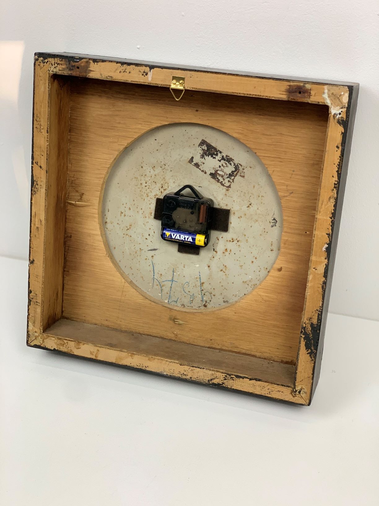 Pendule horloge bois cuivre house charvet lyon