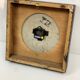 Pendule horloge bois cuivre house charvet lyon