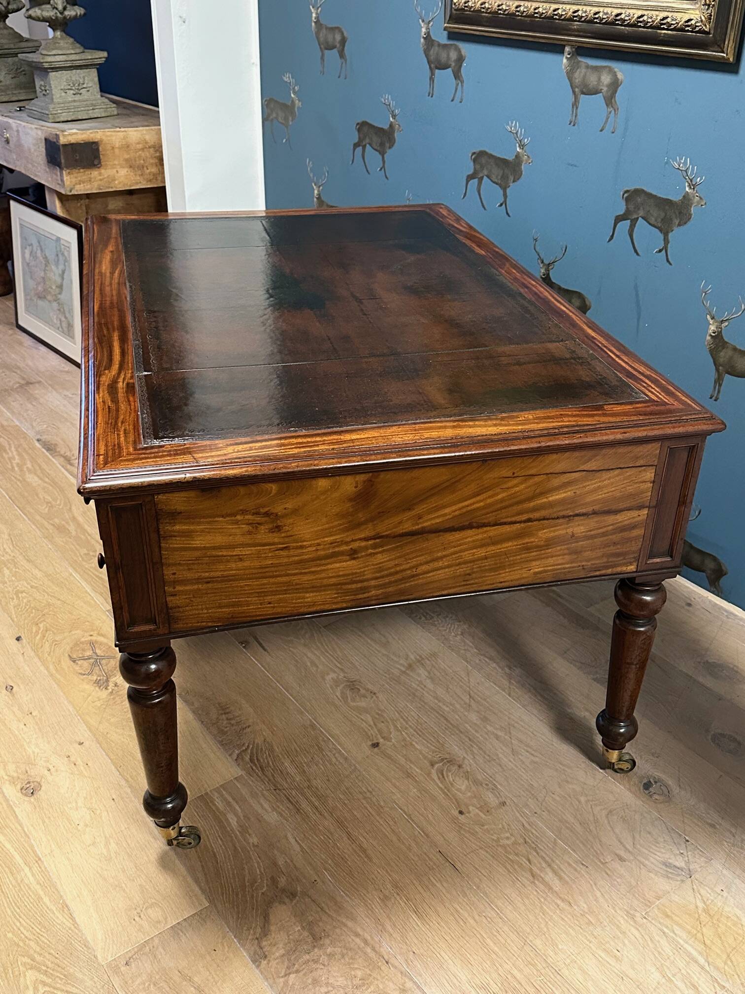 Antique mahogany William IV writing desk