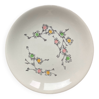 Gien round dish, Tourbillon model