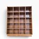 Vintage open wooden shelf / shelf / rack