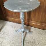 Shabby style wooden pedestal table