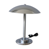 Aluminor chrome mushroom lamp art Deco style