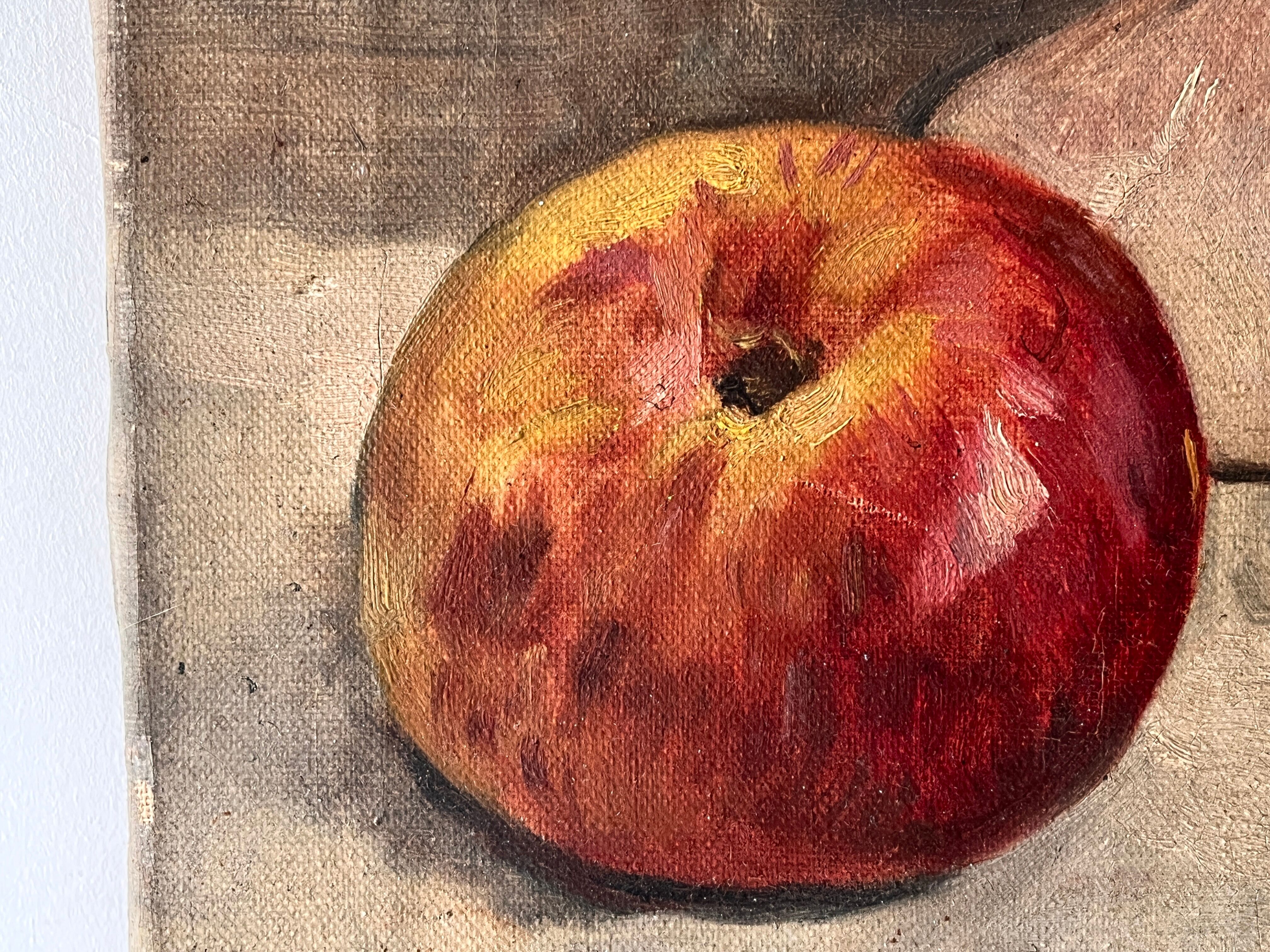 Still Life with Apples circa 1930, oil painting on canvas