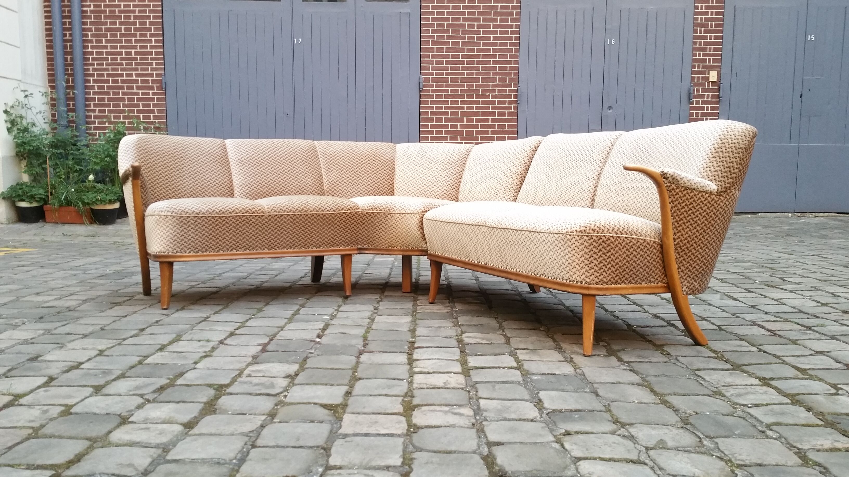Of the 50/60s Scandinavian corner sofa