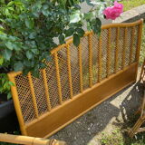 Rattan headboard