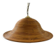 Bell-shaped reed suspension, in the style of Vivai Del Sud, Italy, 1960s.