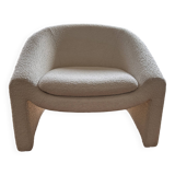 Fauteuil bouclette blanc Shona Made