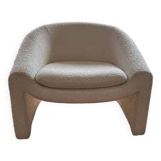 Fauteuil bouclette blanc Shona Made