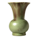 Art Deco Green Ceramic Vase, 1930s