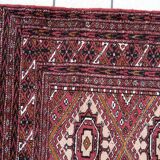 Tapis vintage afghan Ersari fait main en laine – 123 x 183 cm
