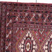 Tapis vintage afghan Ersari fait main en laine – 123 x 183 cm