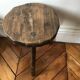 Vintage wooden tabouret