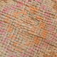 3x13 pale pink & orange turkish runner rug 82x403cm