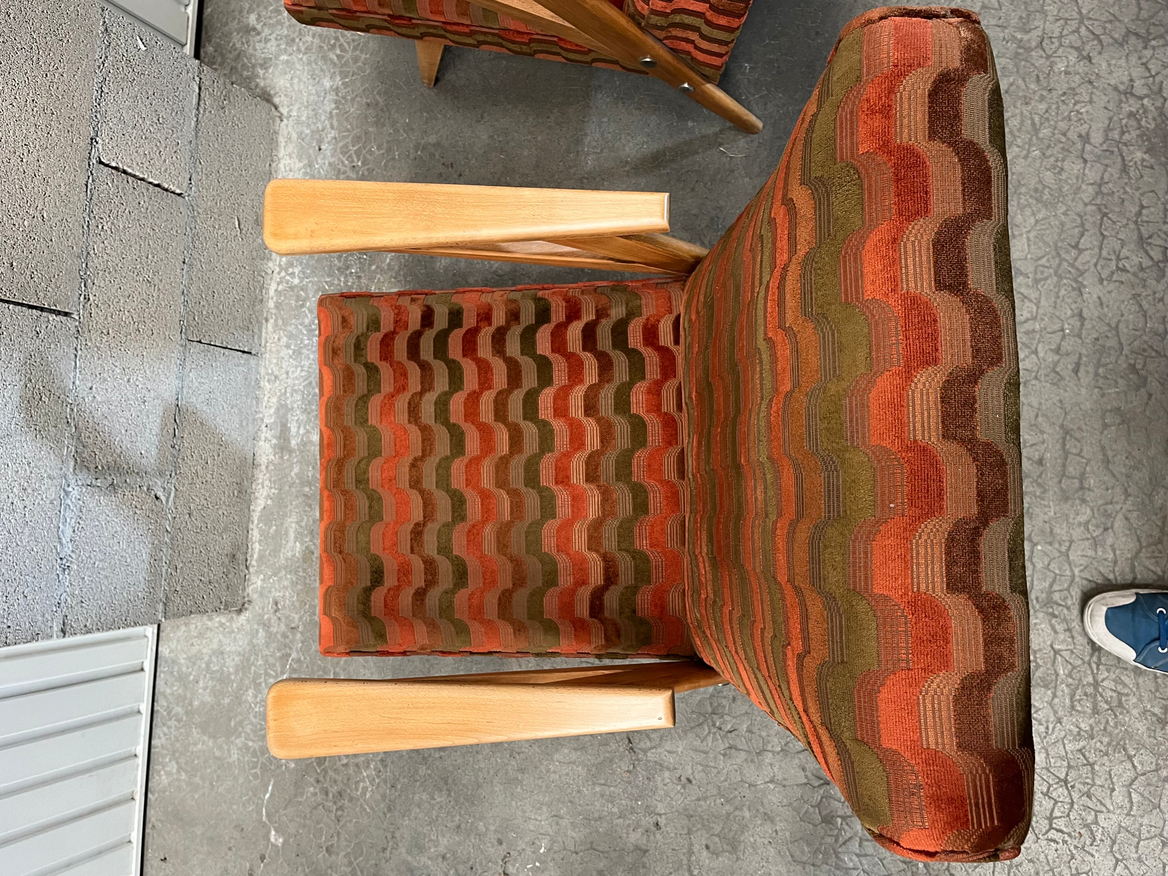 Pair of armchairs from the 60s Italian design