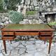 Elegant Louis XVI style mahogany flat desk from the 20th century
