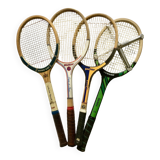 Lot of 4 vintage tennis rackets