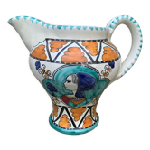 Glazed ceramic jug pottery Orvieto made in italy vintage