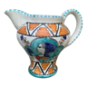 Glazed ceramic jug pottery Orvieto made in italy vintage