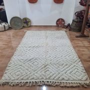 Handmade wool Berber rug 250x150 cm