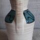 Vase vintage en céramique signé et numéroté