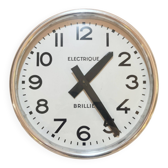 Brillié lepaute functional industrial wall clock 27 cm Ato workshop station