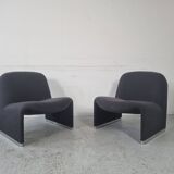 Pair of Alky armchairs by Giancarlo Piretti for Castelli