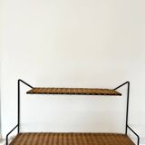 Raoul Guys rattan wall shelf 1950
