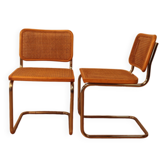 Pair of Marcel Breuer B32 chairs