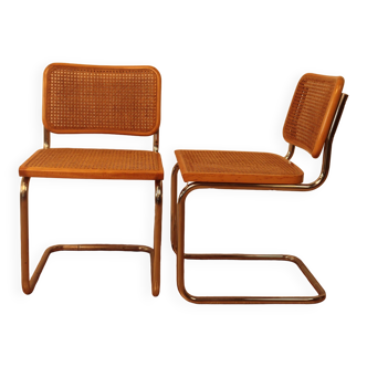 Paire de chaise Marcel Breuer B32