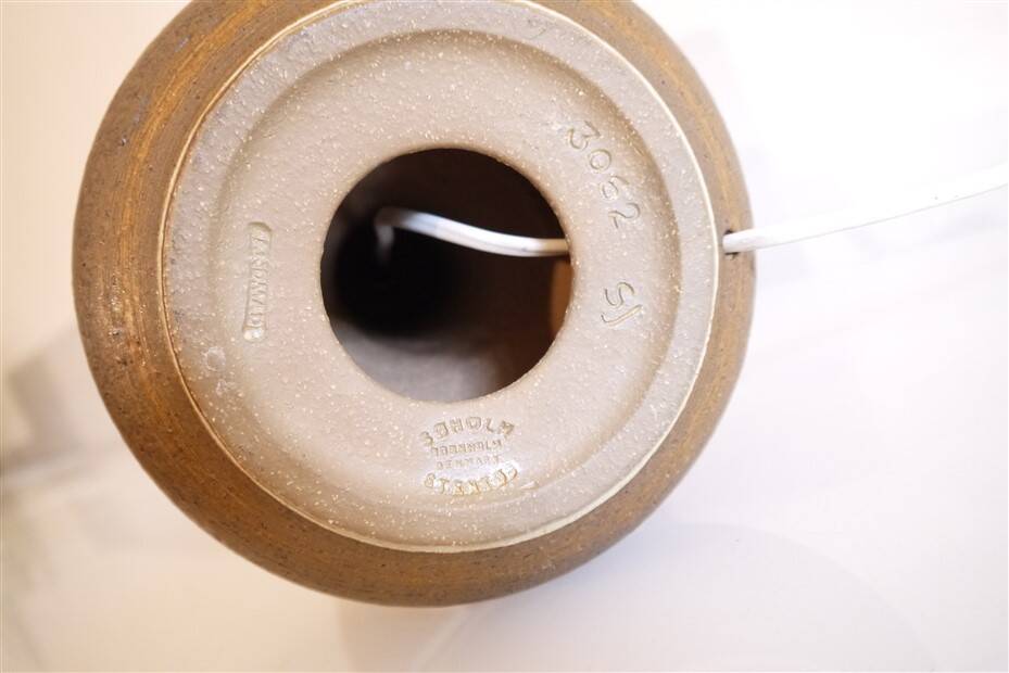 Danish ceramic lamp from Soholm 1970
