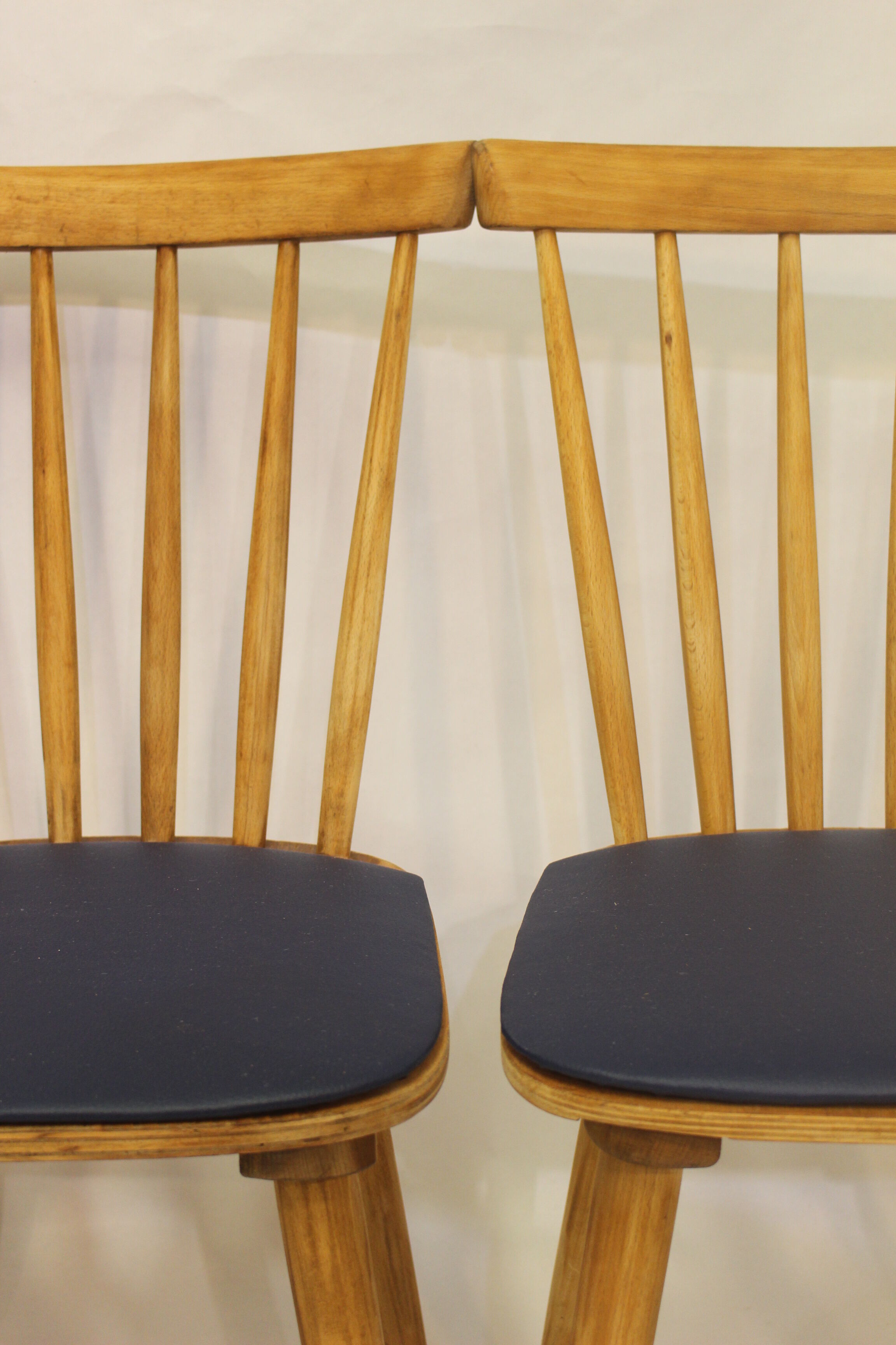Lot de 6 chaises scandinave 1960