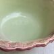 Large vintage salad bowl in the shape of a pink cabbage – barbotine earthenware – 1980s